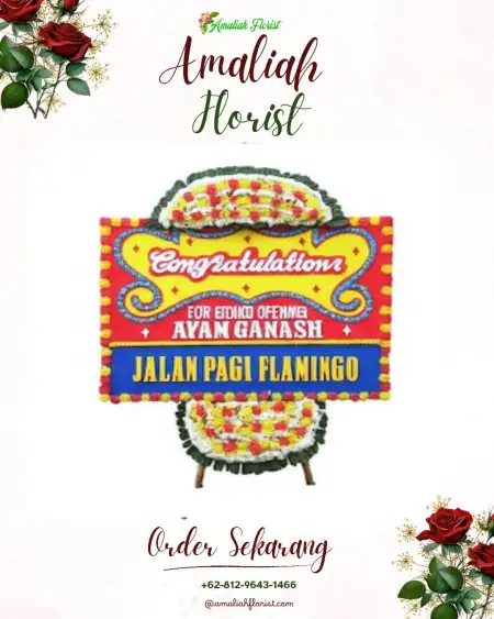 Sewa Papan Bunga Air Tawar Barat